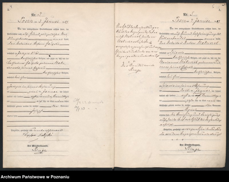 Obraz 6 z jednostki "Księga urodzeń t. I"