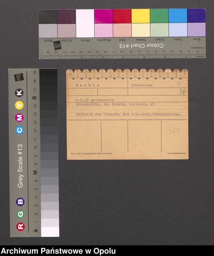 Obraz 3 z jednostki "[Buchta Bronislawa, ur.8.9.1907 Groschowitz]"