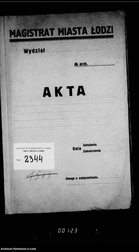 Obraz 4 z jednostki "Ob otpuske iz gorodskoj kassy denežnago posobija bednomu naseleniju gor. Lodzi lišennamu zarabotka v sledstve promyšlennago zastoja"