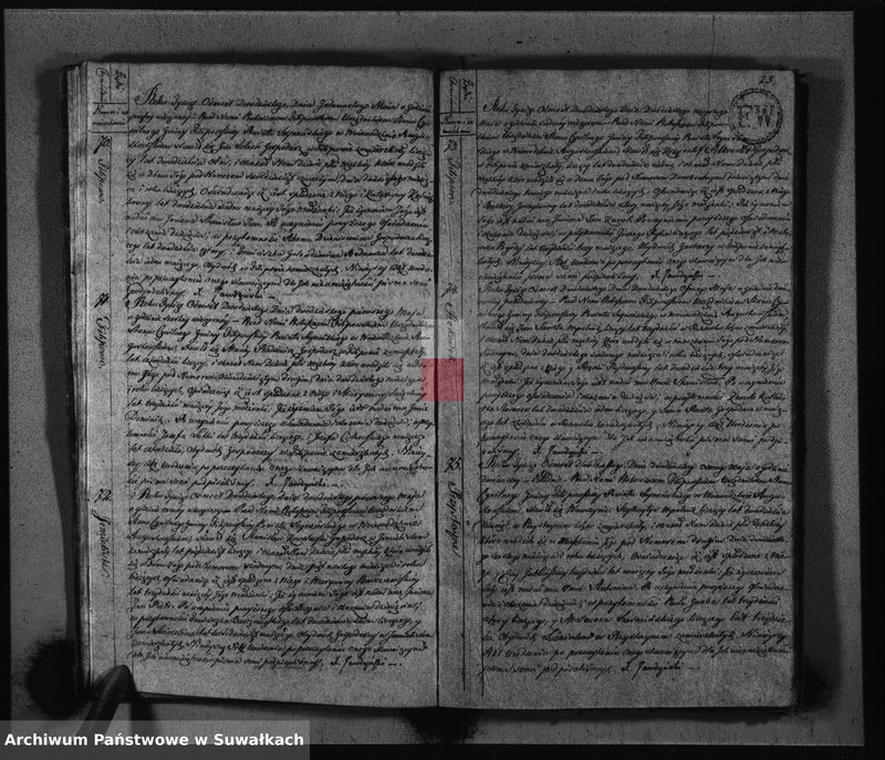 Obraz 15 z jednostki "Akta Urodzenia Gminy Filipowskiey od d. 1 Stycznia do dn. 31 Grudnia 1820 r."