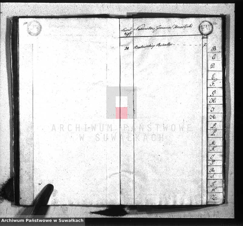image.from.unit.number "Akta zejścia gminy wiżańskiey obwodu seyneńskiego, w województwie augustowskim od dnia 1-go stycznia do 31 grudnia 1825 roku"