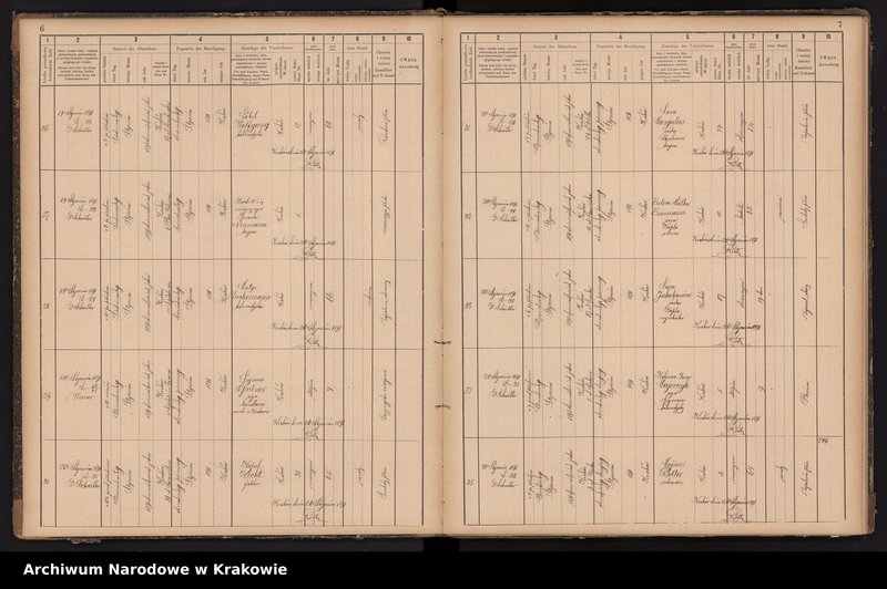 image.from.unit.number "Księga obejmująca wpisy wypadków śmierci Izraelitów w okręgu metrykalnym Krakowskim na rok 1891"