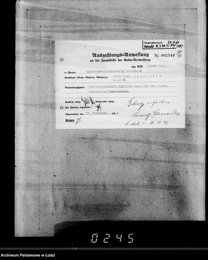 Obraz 16 z jednostki "22. Kassenbelege nr 5732- 5998"