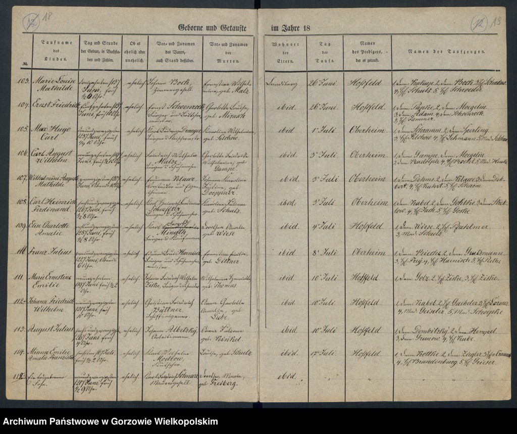 image.from.unit.number "Duplikate der Kirchenbücher der Parochie der Hauptkirche zu Landsberg an der Warthe (zawiera także księgę zgonów Konkordien Kirche z 1842 r.)"