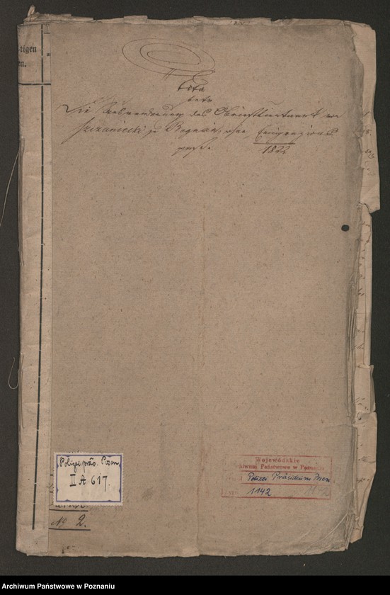 Obraz 2 z jednostki "A. betr. den Auswanderung des Oberstleutnant Ludwik von Sczaniecki zu Boguszyn ohne Emigrationspass"