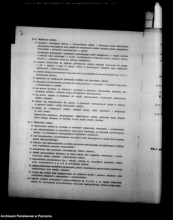 Obraz 5 z jednostki "Prywatna Szkoła Powszechna z niemieckim językiem nauczania w Nowejwsi powiat Żnin"