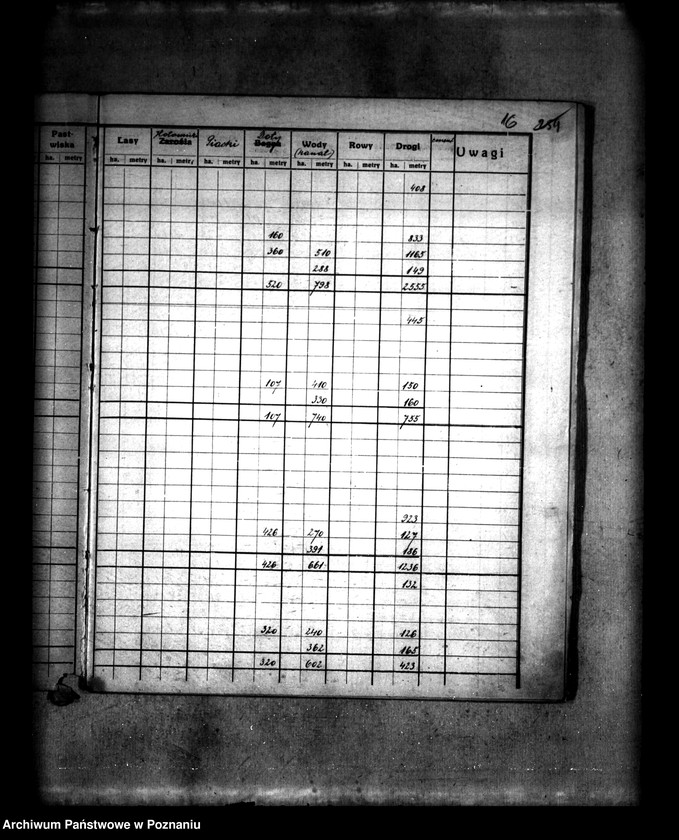 Obraz 20 z jednostki "/Wykaz stanu posiadania uczestników scalania wsi Morzysław powiatu konińskiego i rejestr pomiarowy"