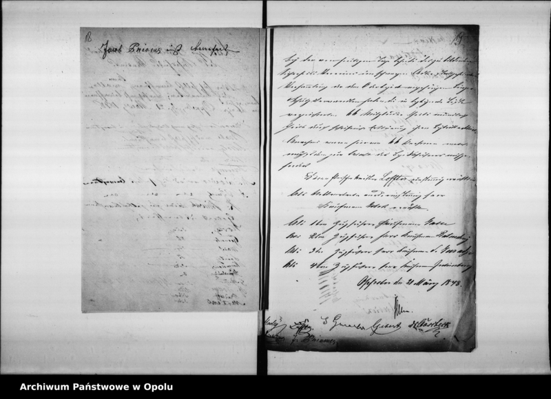 Obraz 19 z jednostki "Acta betreffend die Bildung des Sicherheits - Vereins in hiesiger Stadt Vol I de anno 1848"