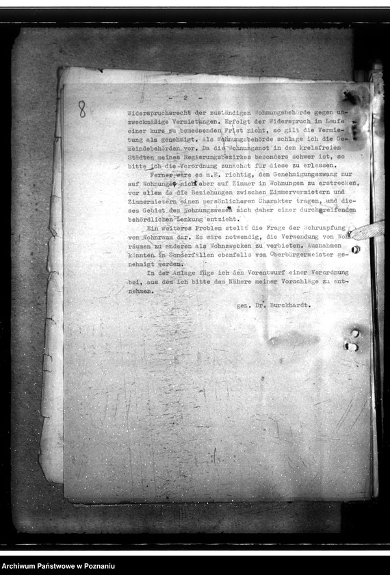 Obraz 12 z jednostki "Wohnungswesen. Wohnungsbeschaffung für beamten. Raumwirtschaftung"