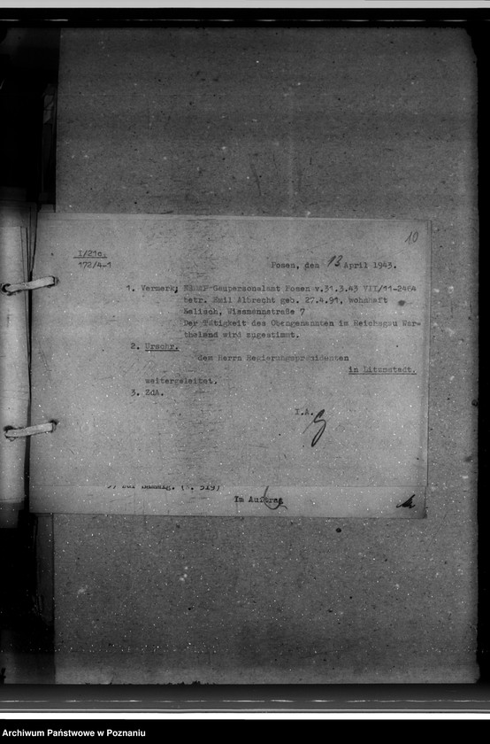 Obraz 14 z jednostki "Politische Beurteilungen der Angestellten"