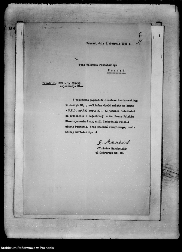 Obraz 10 z jednostki "/Stowarzyszenie Przyjaciół Zachodnich Osiedli miasta Poznania/"