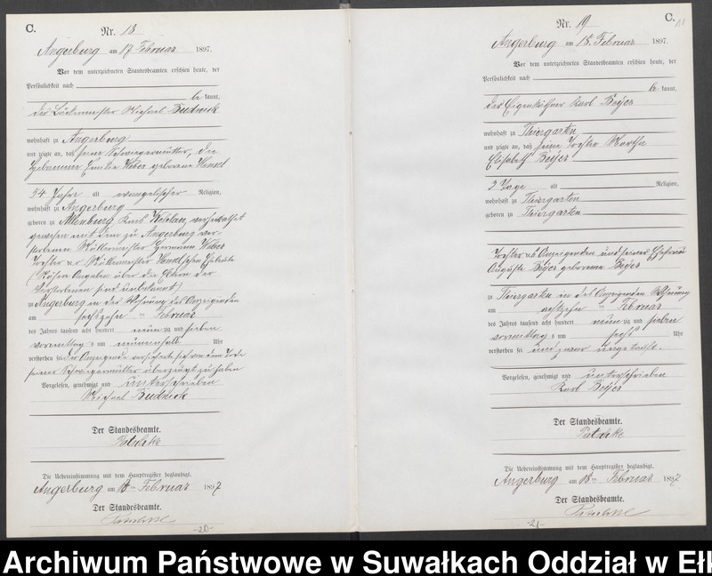 image.from.unit.number "Sterbe-Neben-Register des Preussischen Standes-Amtes [Angerburg] Kreis [Angerburg]"