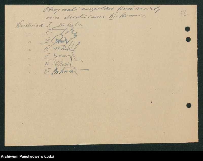 Obraz 14 z jednostki "[Akta VIII Komisariatu Milicji Obywatelskiej - różne zaświadczenia, wezwania, pokwitowania i przepustki]"