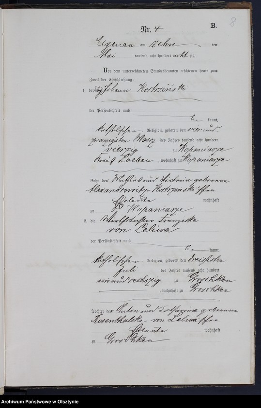 image.from.unit.number "Heiraths-Neben-Register Nr 1 - 22"