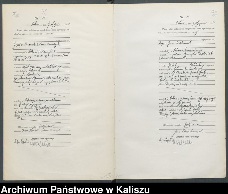 Obraz 10 z jednostki "[Księga zgonów]"