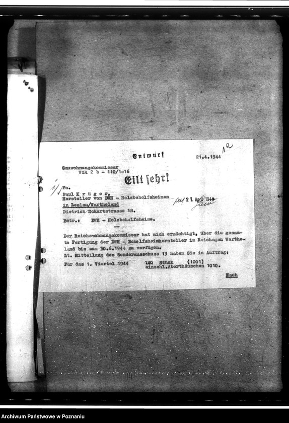 Obraz 16 z jednostki "D. W. H. - Behelfsheime aus fabrikfertigen Bauteilen"