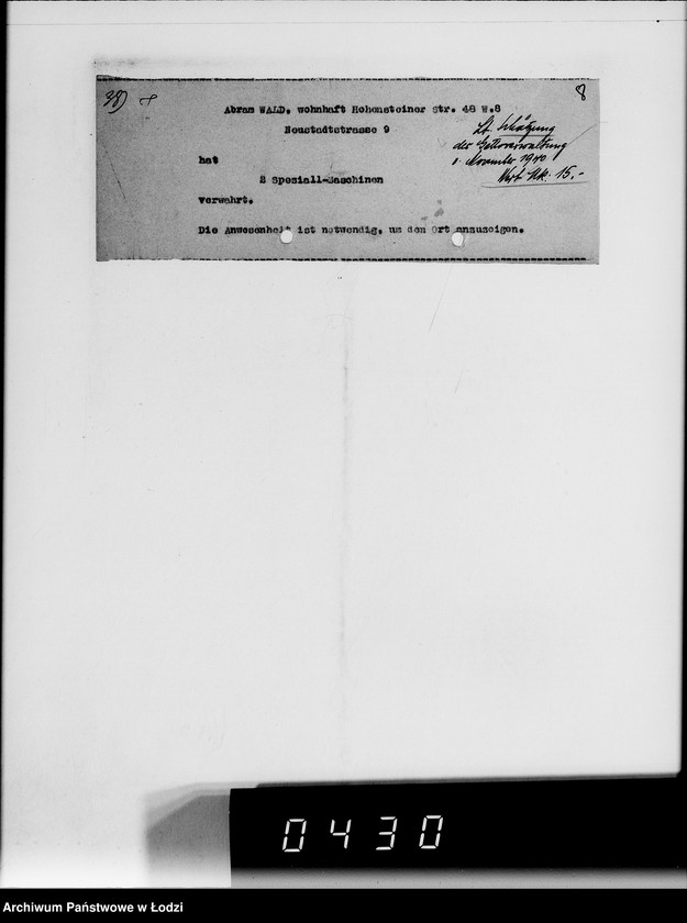 Obraz 12 z jednostki "[Informacje o posiadaniu przez Żydów kosztowności]"