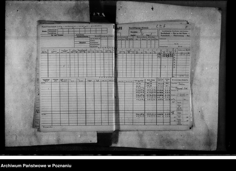 Obraz 11 z jednostki "Bewerbungen um Anstellung (oraz karty wynagrodzeń, m.in. Landratów)"