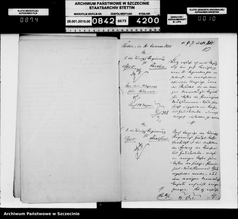 image.from.unit.number "Unterbringung von Taubstummen und deshalb getroffene Verwaltungen und gesammelten Gelder und wegen Errichtung eines Taubstummen-Lehr-Instituts für Pommern, vol. V"