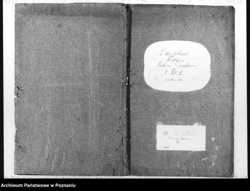 Obraz 2 z jednostki "Duplikat baptisatorum, copulatorum u. mortuorum"