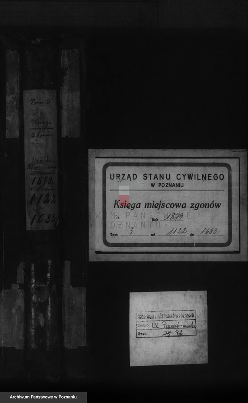 Obraz 1 z jednostki "Księga zgonów t. III"