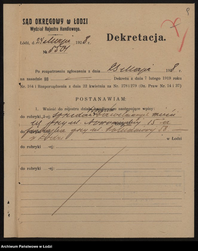 Obraz 11 z jednostki "Lejbuś Przygórski- wyrób towarów bawełnianych"