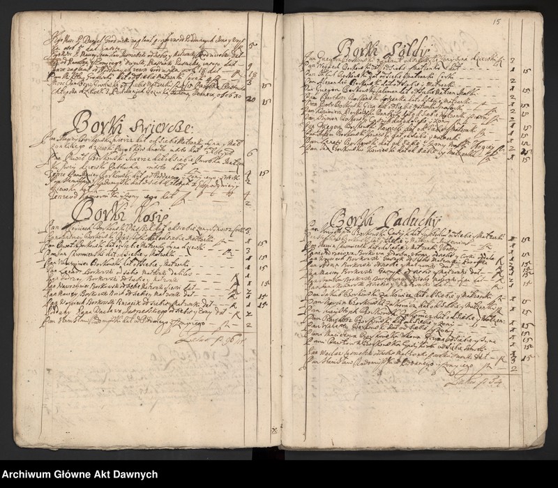 image.from.unit.number "Rejestry pogłównego generalnego z różnych województw."