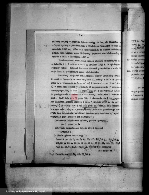 Obraz 17 z jednostki "Oszacowanie gruntów wykupionych przymusowo z nieruchomości ziemskiej Dębowo powiatu wyrzyskiego"