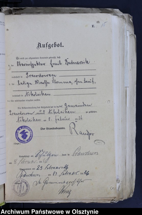 image.from.team "Urząd Stanu Cywilnego w Mikołajkach pow. mrągowski"