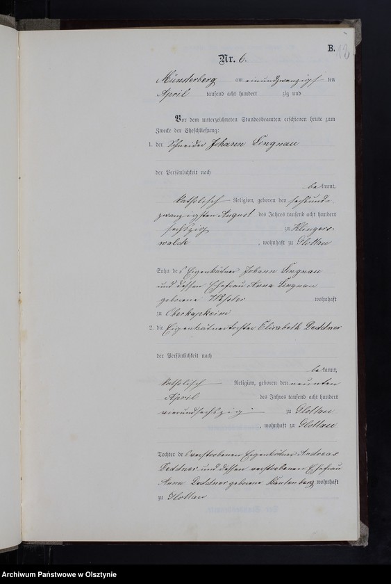 image.from.unit.number "Heiraths-Neben-Register Nr 1 - 14 Sterbe-Neben-Register Nr 1 - 36"