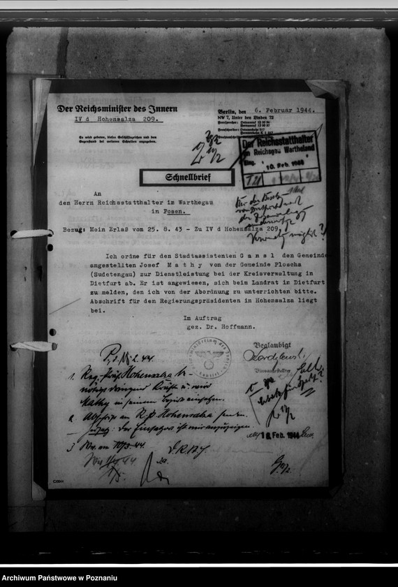 Obraz 5 z jednostki "Gansl, Mathy, Purkhart - urzędnicy"