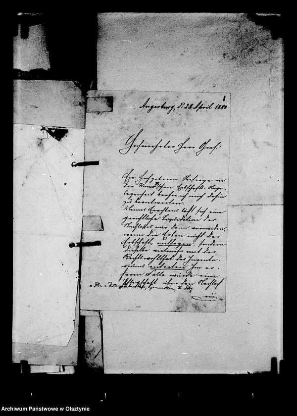 image.from.unit.number "/Geschäftsbriefverkehr des Justizrats Magnus Meitzen u. a. Rechtsänwalte u. Notare mit dem gräfl. Sekretär C. Schmidt u. dem Grafen/"