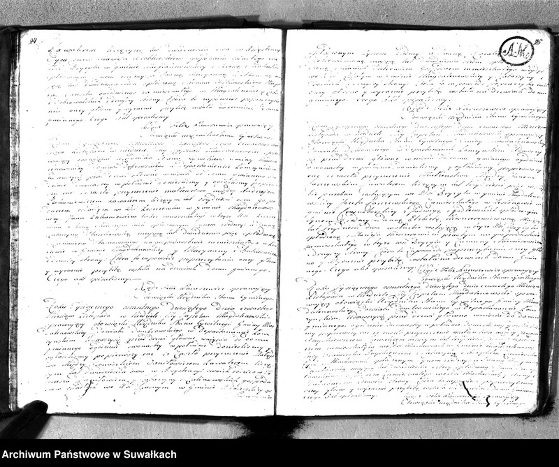 image.from.unit.number "Akta małżeństwa gminy wigierskiey od 1-go maja 1810 do dnia ostatniego kwietnia 1811 roku"