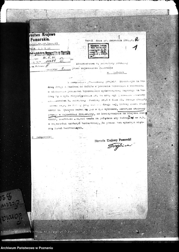 Obraz 5 z jednostki "{Subwencja i kredyty na budowę dróg w powiecie Tczew]"