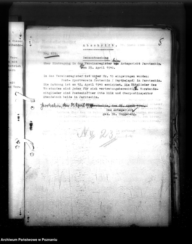 Obraz 9 z jednostki "Verordnungsblatt Nr. 23"