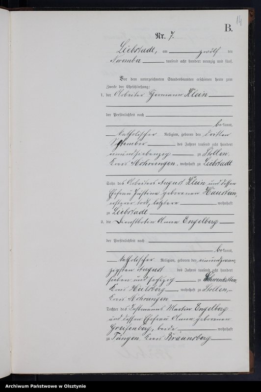 image.from.unit.number "Heiraths-Neben-Register Nr 1 - 9"