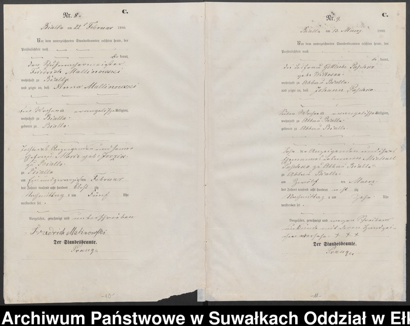 image.from.unit.number "Sterbe-Haupt-Register des Königlich Preussischen Standes-Amtes Bialla Kreis Johannisburg"