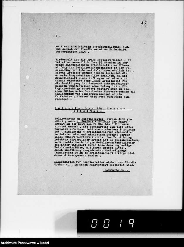 Obraz 17 z jednostki "Lebensmittelzuteilung für Lang- Schwer-und Nachtarbeiter"