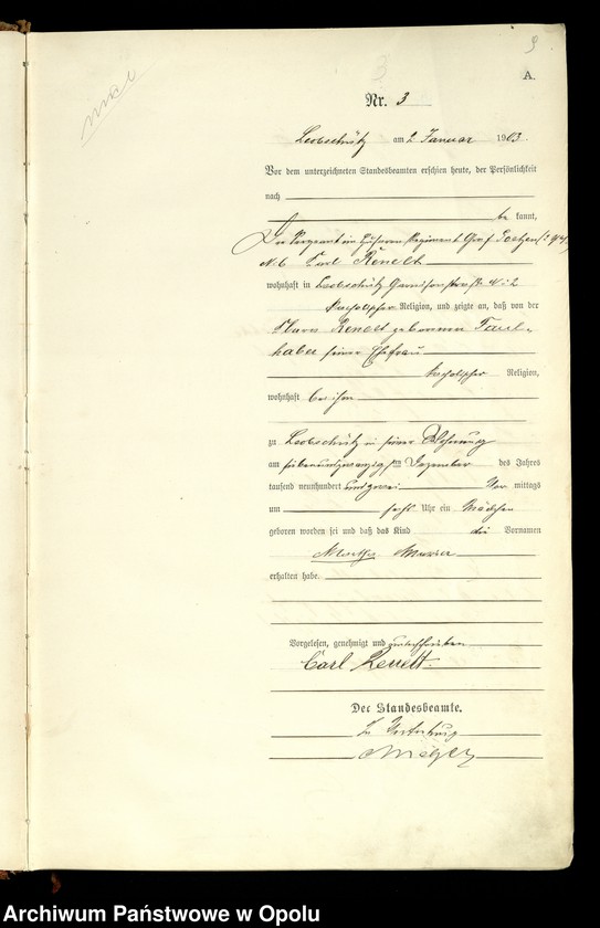 image.from.unit.number "Geburts-Register (Haupt-Register) 1903 (Głubczyce)"