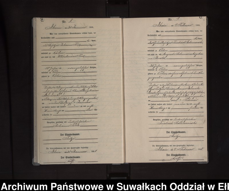 image.from.unit.number "Sterbe-Neben-Register des Königlichen Preussischen Standes-Amtes Orlen Kreis Loetzen"