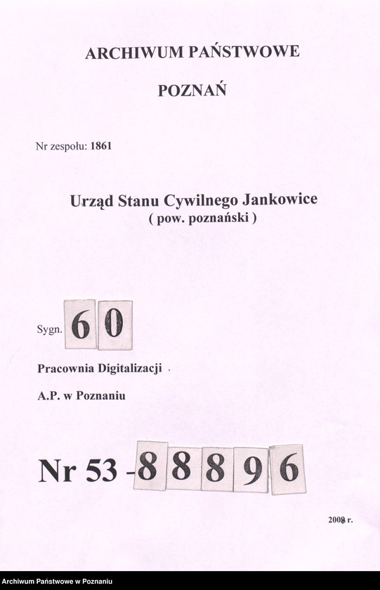 Obraz 1 z jednostki "Księga zgonów"