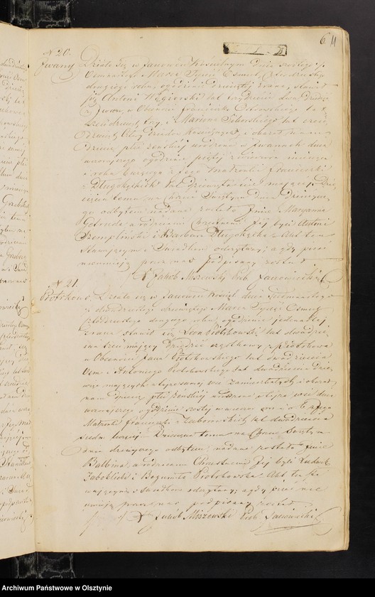 image.from.unit.number "Dupplicat Akt Urodzenia, Zaslubionych i Zmarłych Urzędnika Stanu Cywilnego Parafij Janowiec Kościelny za czas od 1 Stycznia do ostatniego Grudnia 1842 roku"