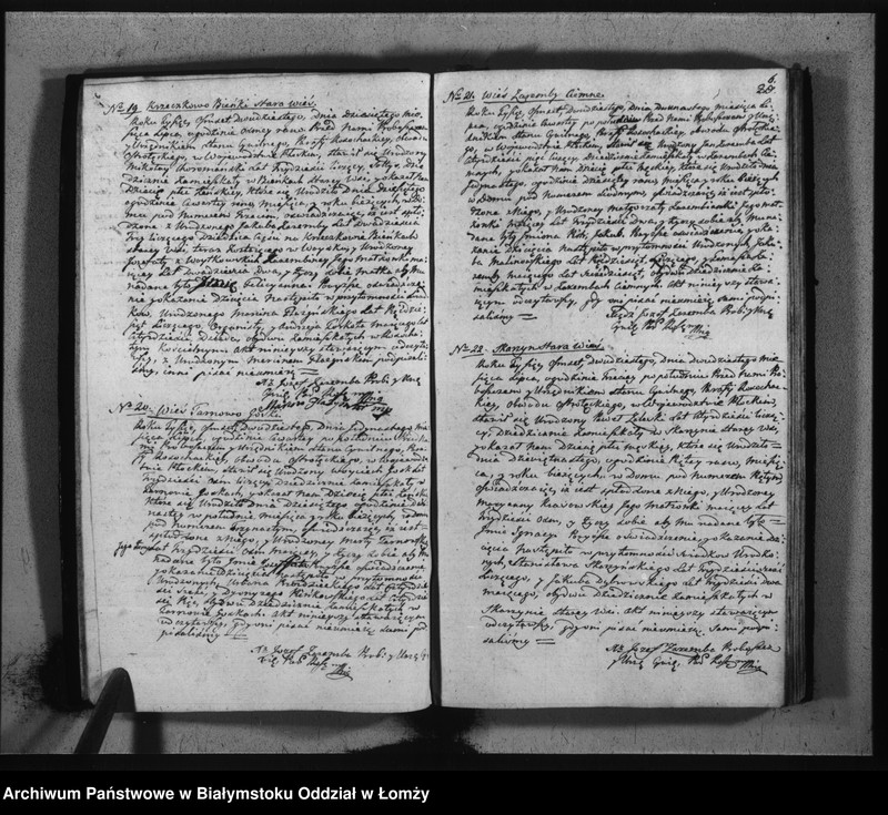 Obraz 8 z jednostki "Księga urodzeń, małżeństw i zgonów"