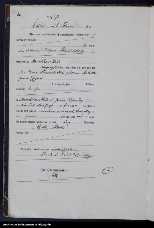 image.from.unit.number "Geburts-Haupt-Register Nr 1 - 151"