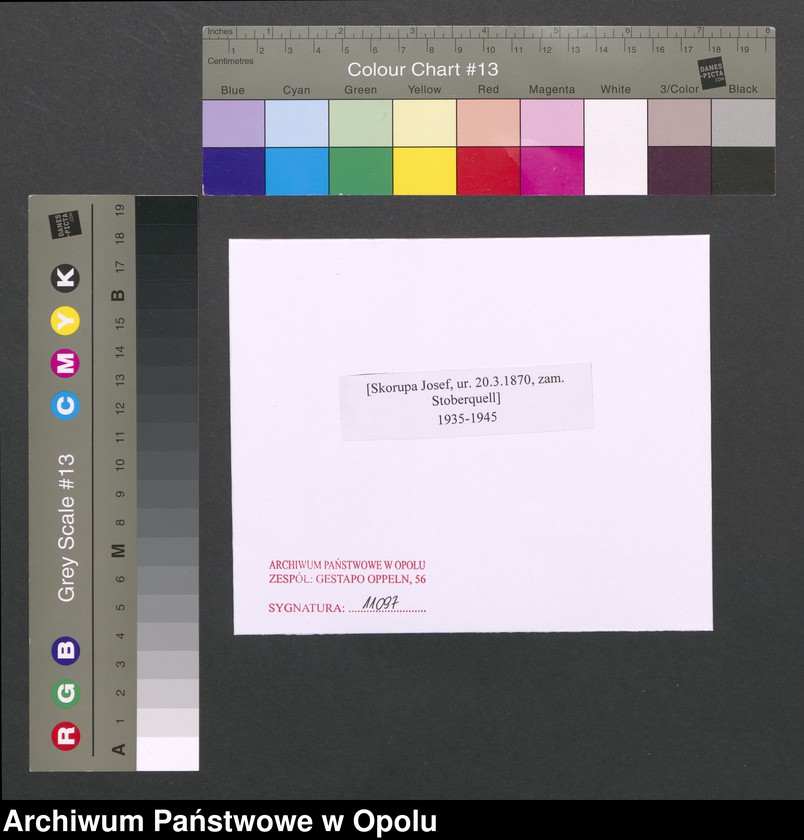 Obraz 2 z jednostki "[Skorupa Josef, ur. 20.3.1870, zam. Stoberquell]"