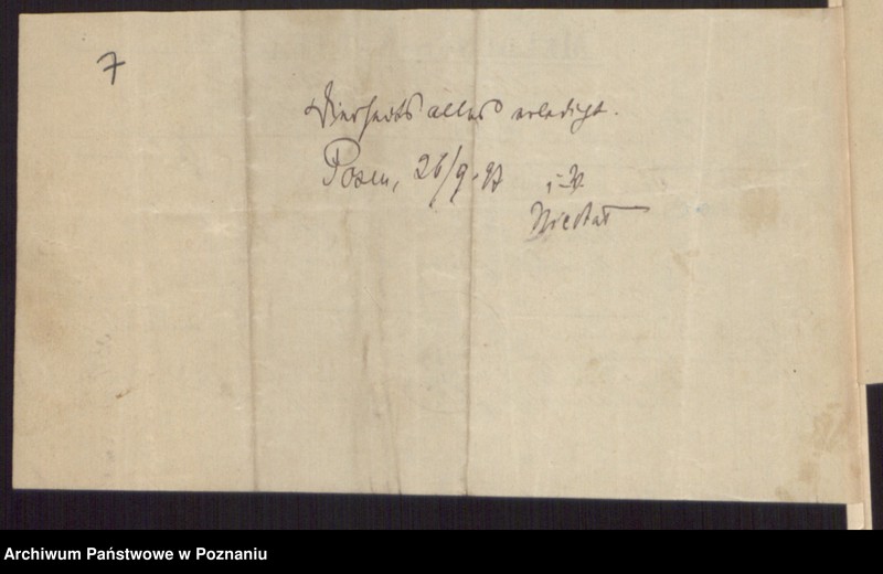 Obraz 9 z jednostki "Die von den Verlobten beigebrachten Urkunden zur Eheschliessung pro 1897"