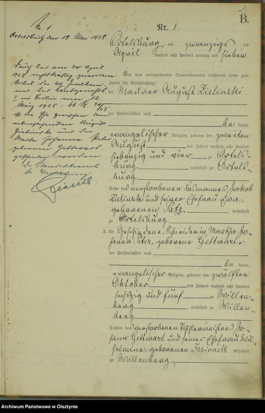 image.from.unit.number "Heiraths-Haupt-Register Nr 1 - 18"