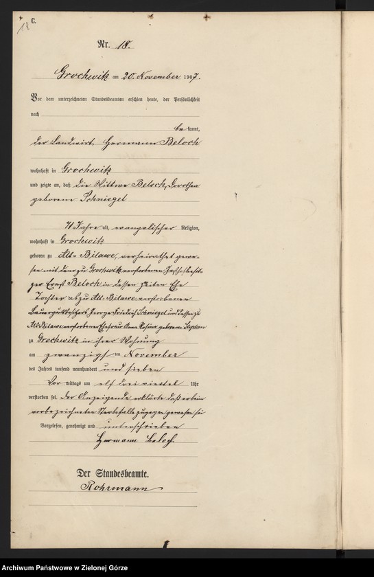 Obraz 20 z jednostki "Sterbe-Haupt-Register"