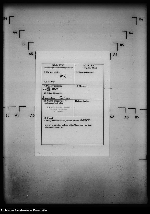 Obraz 3 z jednostki "[Kopie ksiąg metrykalnych parafii Chyrowa (dekanat Dukla)]"
