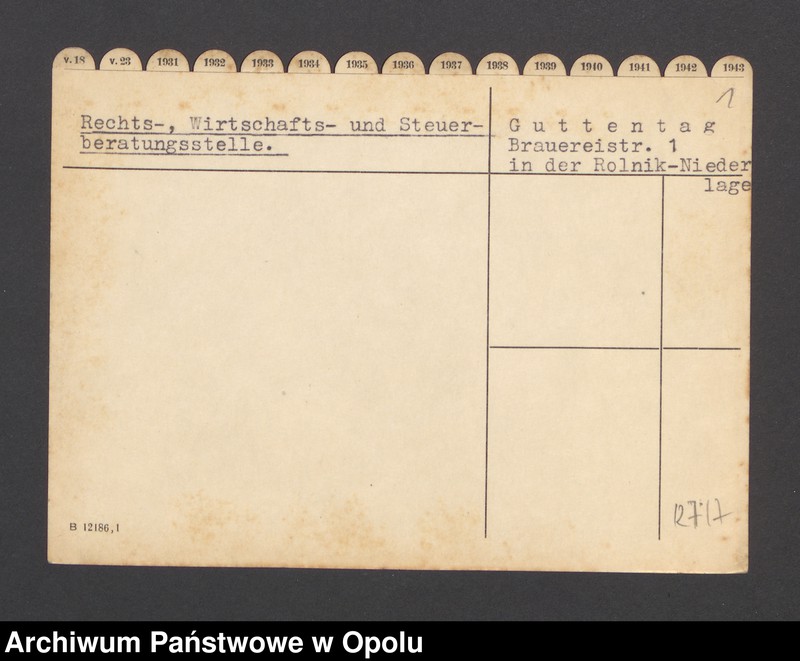 Obraz 3 z jednostki "Rechts - Wirtschafts - und Steuerberatungsstellen - Guttentag"